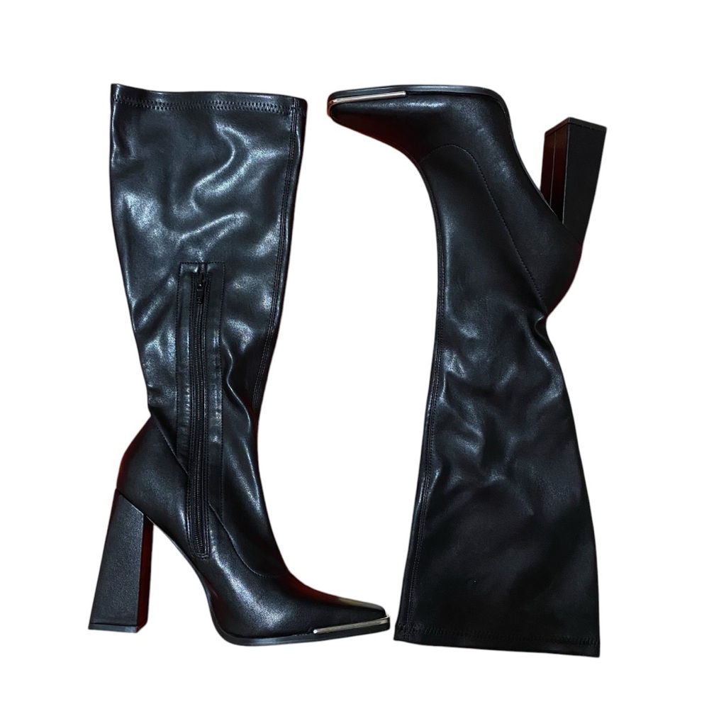 Fashion Nova Miss CEO Knee High Boots